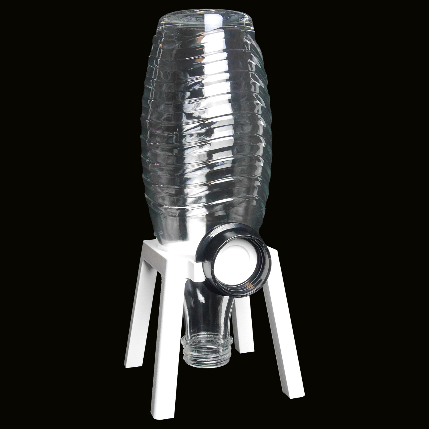 Flaschenhalter Sodastream Crystal - Anwendungsbeispiel